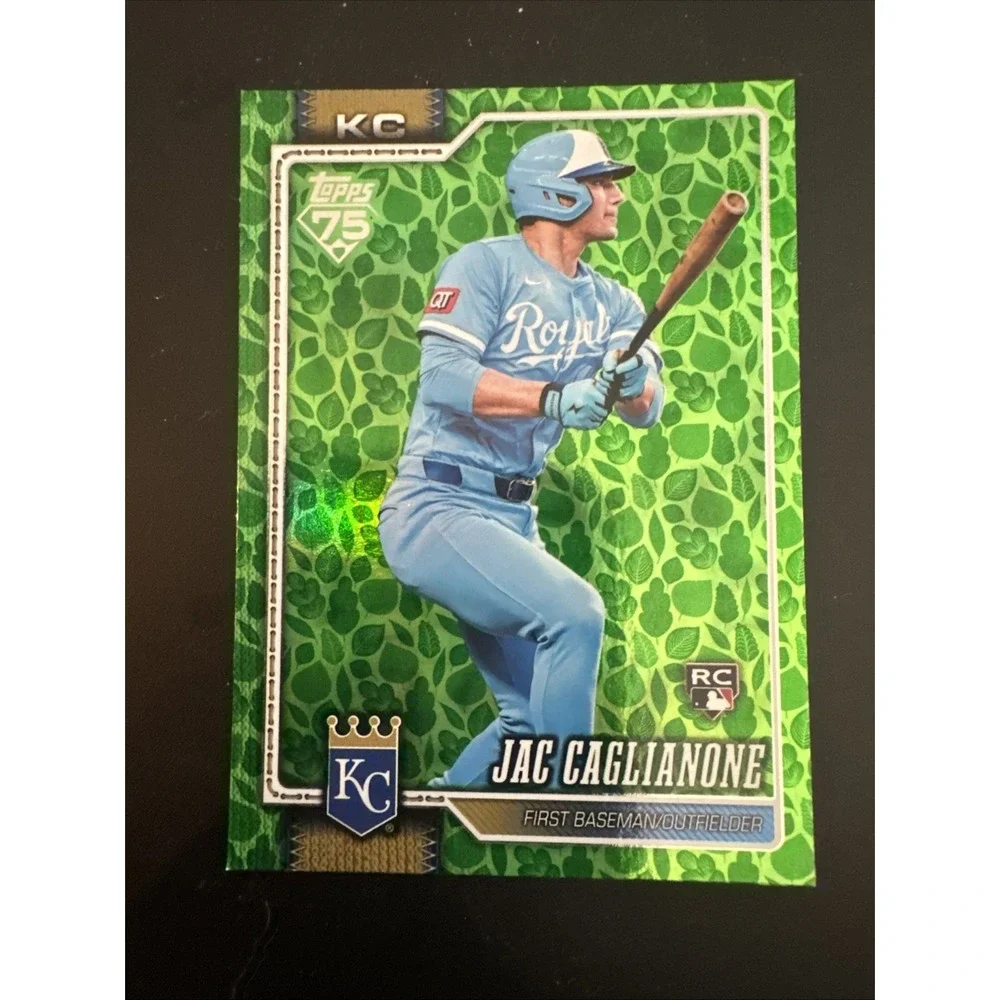 2026 Topps Jac Caglianone RC SP Green Holiday Easter Foil #138 Royals Rookie